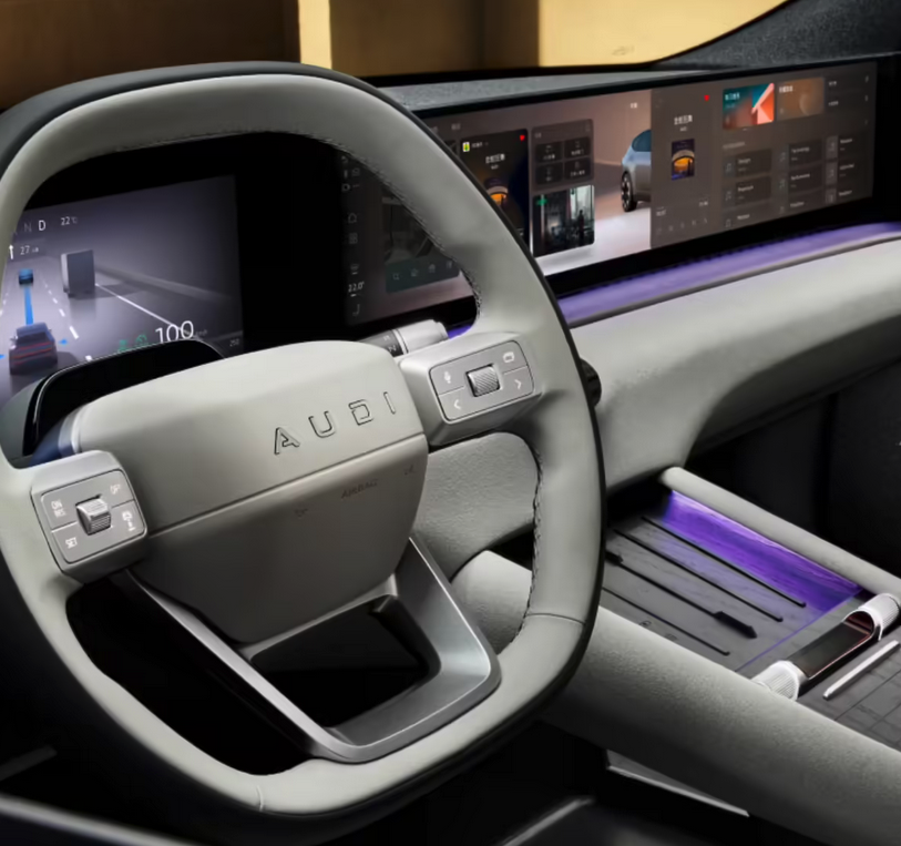 59英寸贯穿式大屏 AUDI首款车型E5 Sportback开启预售23.59万起